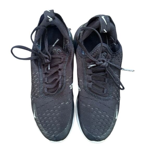 Nike Air Max 270 Women's Shoes in Black & White Size US 3.5Y - Picture 4 of 14